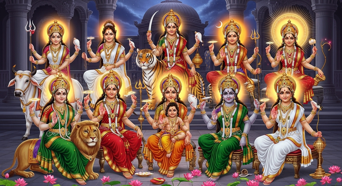 Nav Durga Mata: Nine Divine Forms of Shakti